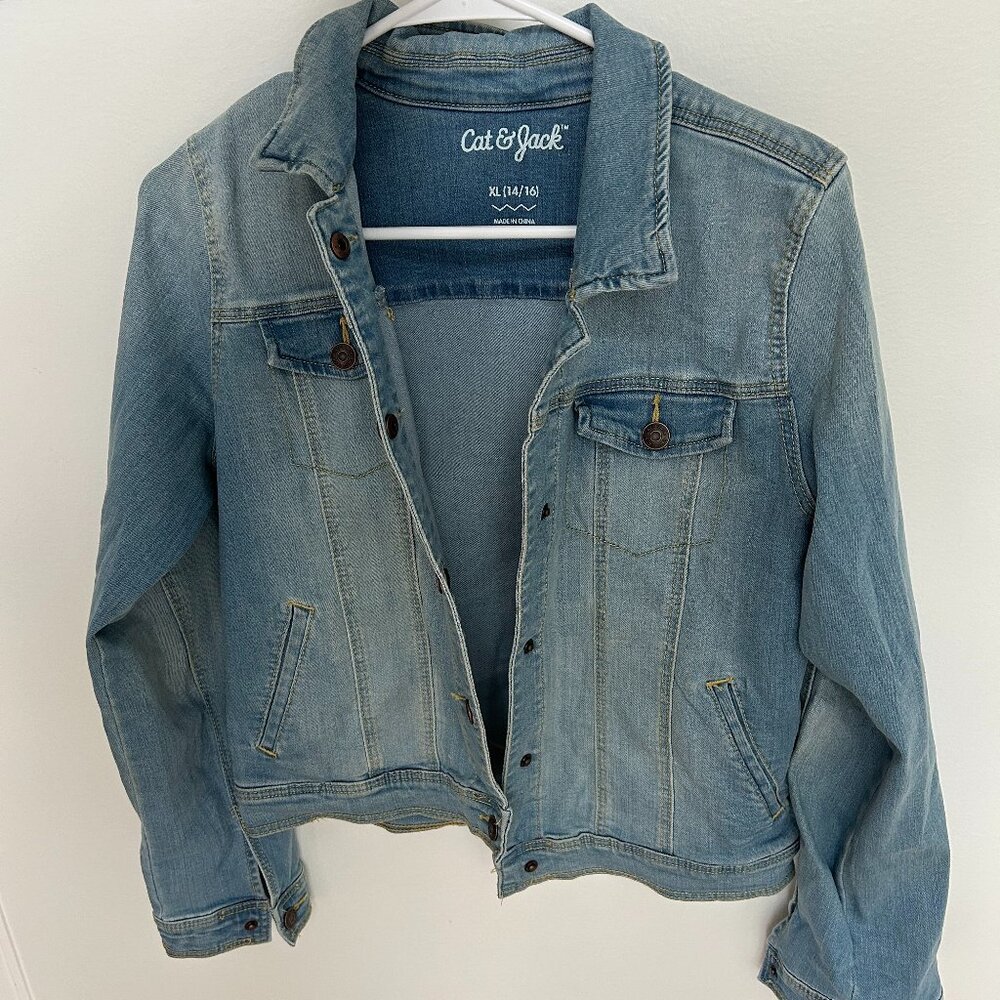 Girls Cat & Jack Jean Jacket